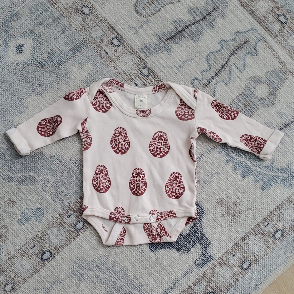 Kate Quinn Baby Girls Nesting Doll Bodysuit Sz0-3m